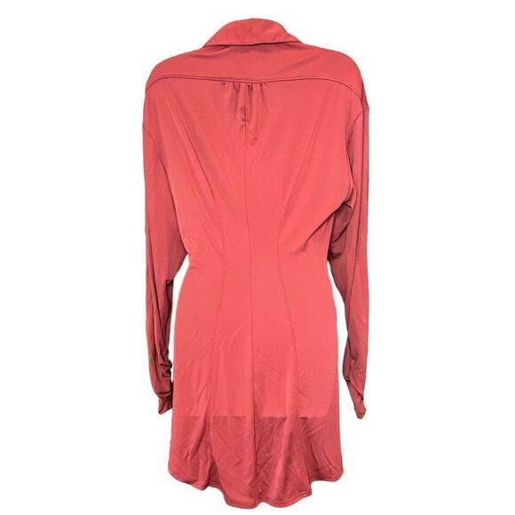 CINQ À SEPT- Women’s Arden Ruched Dress in Sumac NWT Size XS - Picture 8 of 11